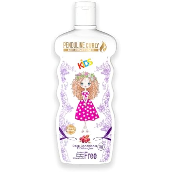 Penduline Curly Kids Conditioner | Argan Oil | 300 Ml | Gentle Cleansing & Frizz Control |Nourishing & Moisturizing - Image 1
